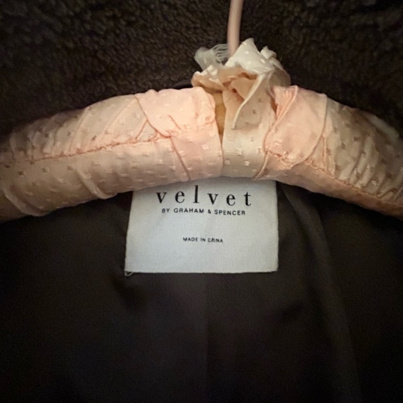 VELVET BRAND FAUX SHEARLING JACKET 3/4 LENGTH SZ XS, OR FITS SMALL, MEDIUM! - Picture 3 of 6